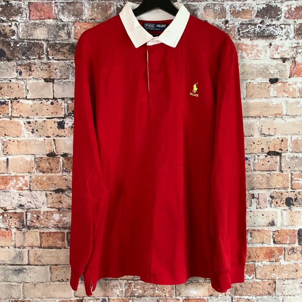 Palace Ralph Lauren Pieced Rugby Park Avenue Red